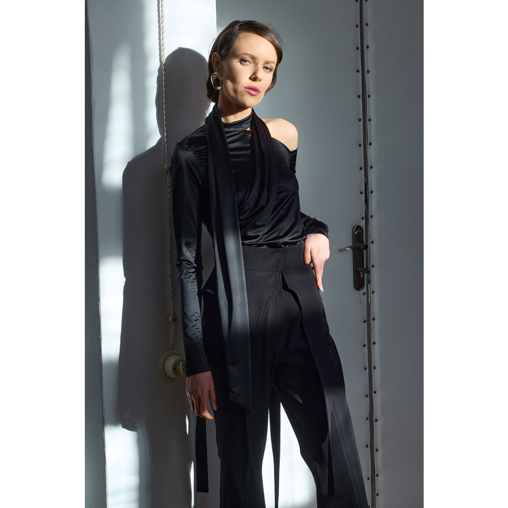 Flared Trousers | Black