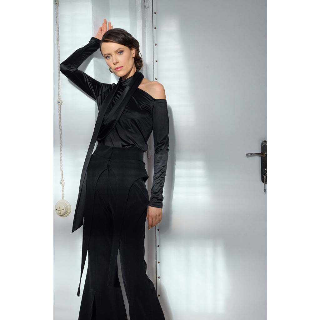 Flared Trousers | Black