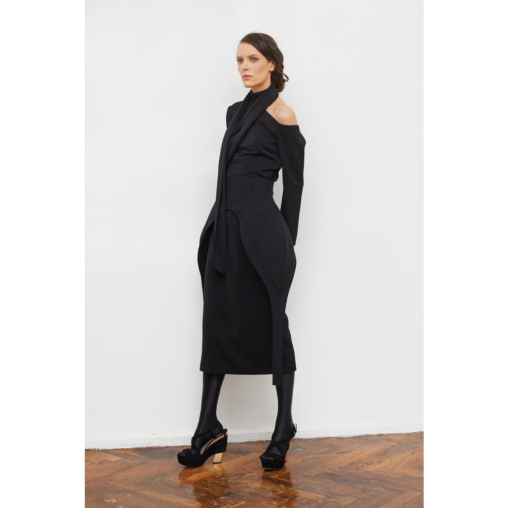 Black Waist Corset | Black