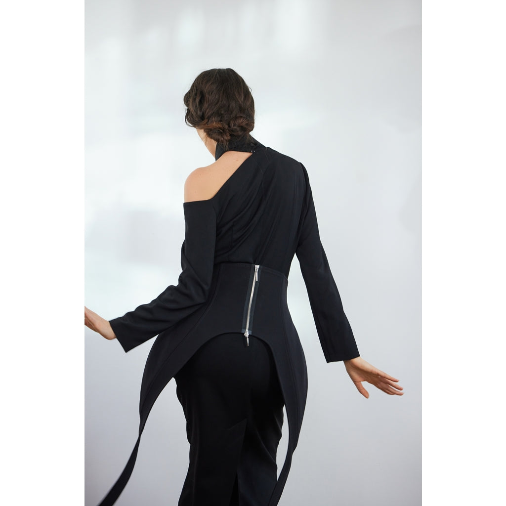 Black Waist Corset | Black