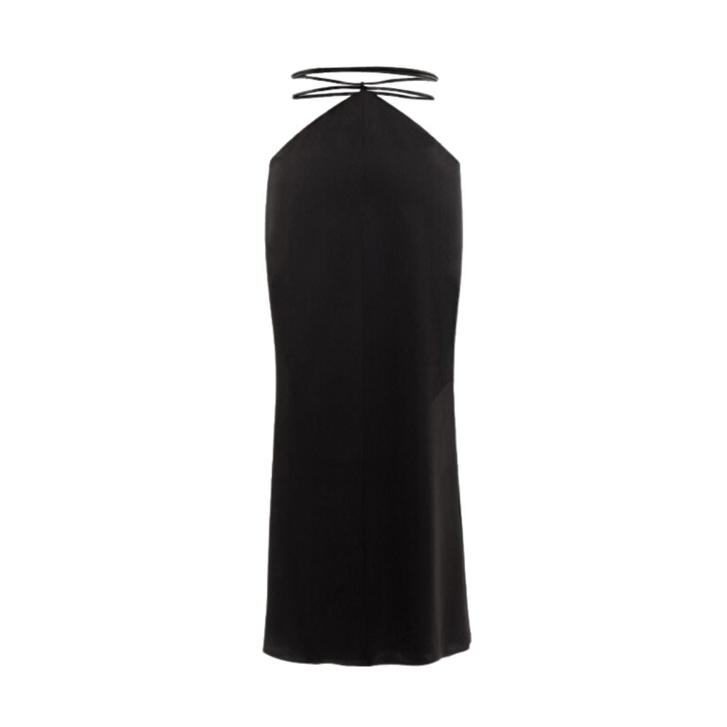 KRIS MARAN - Skirt With Ties And Cuts