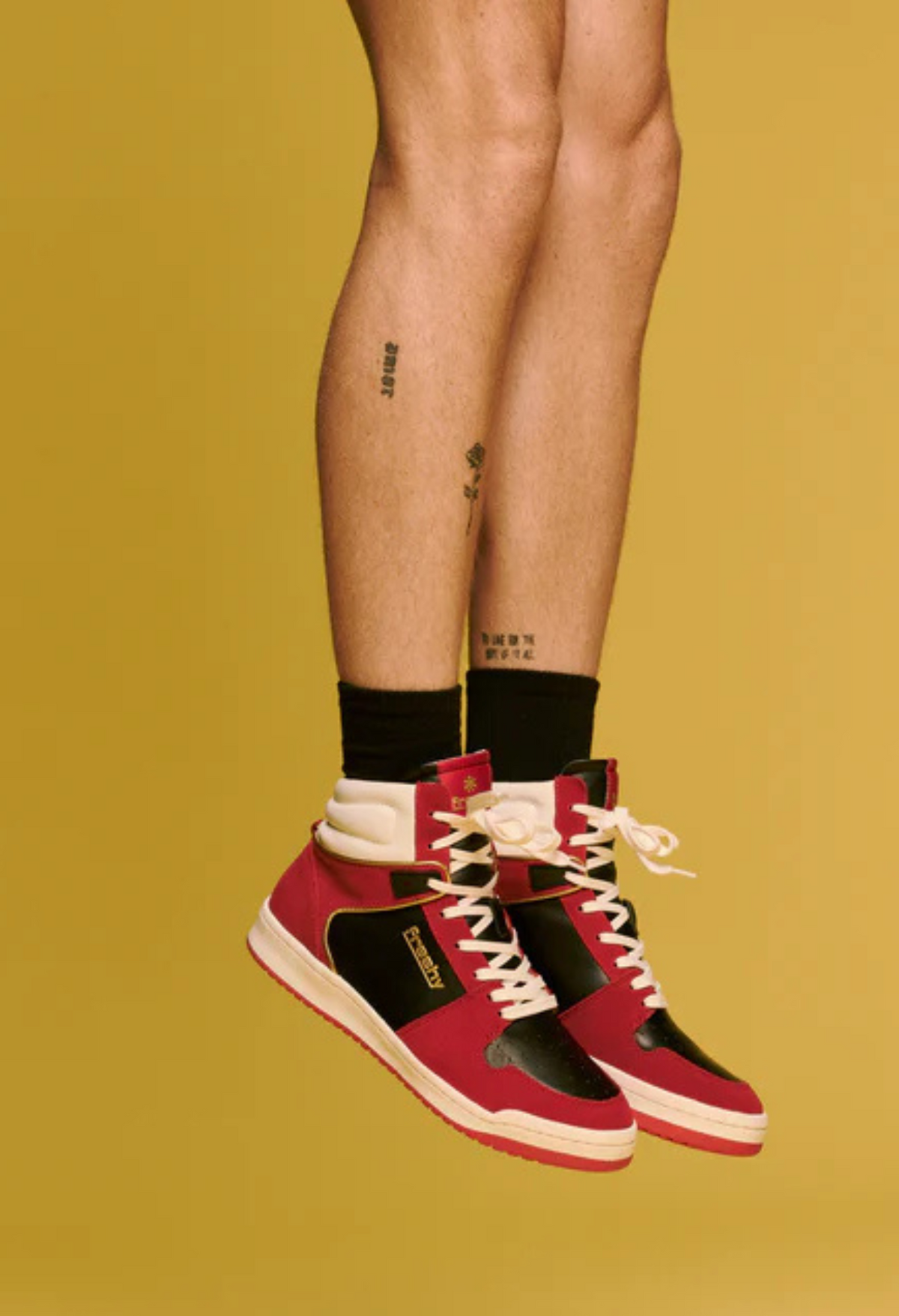 FRESHY - Bounce High-Top Sneakers Red, buy at DOORS NYC