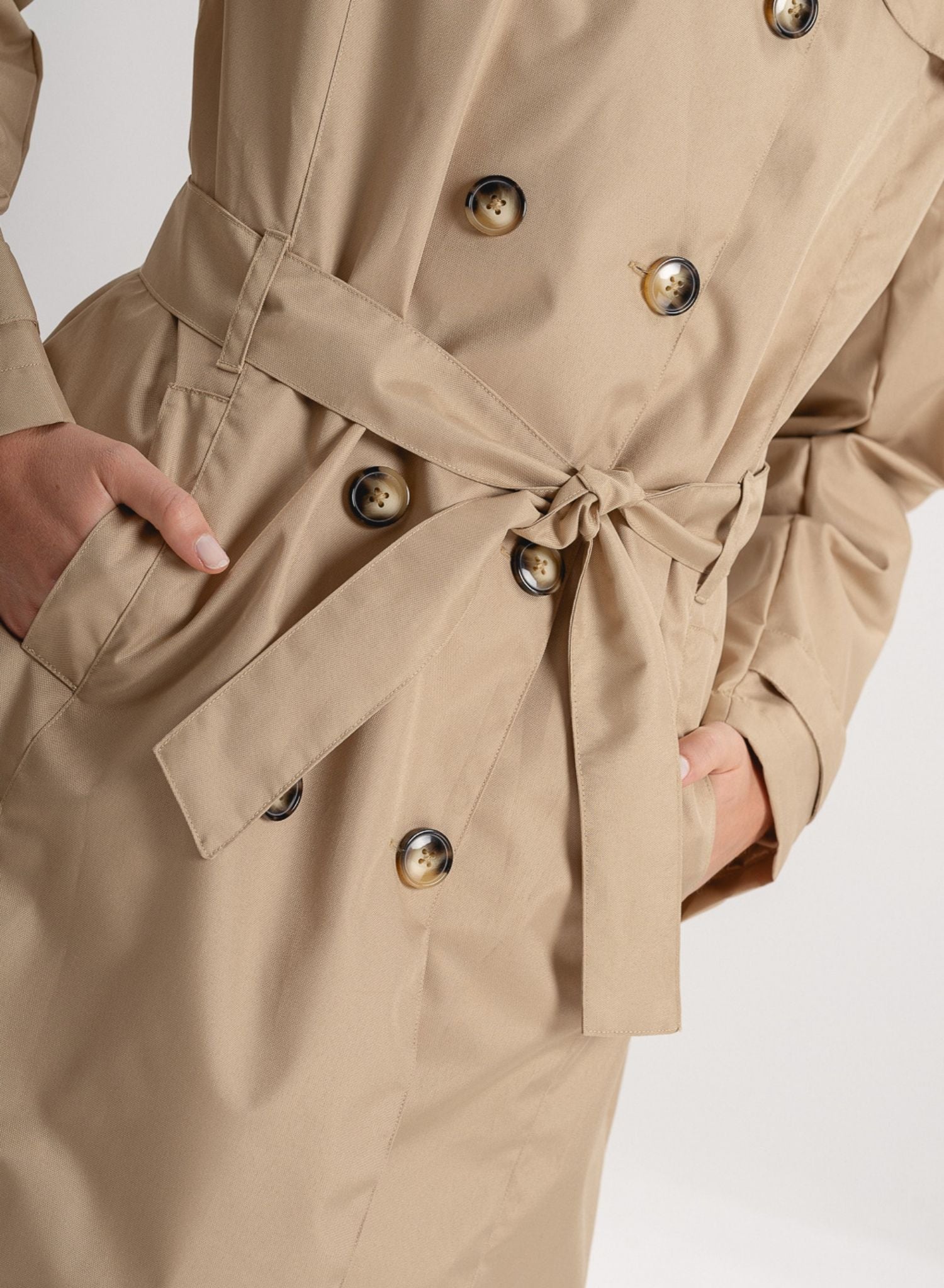 SECO - Beige Manhattan trench coat, buy at DOORS NYC
