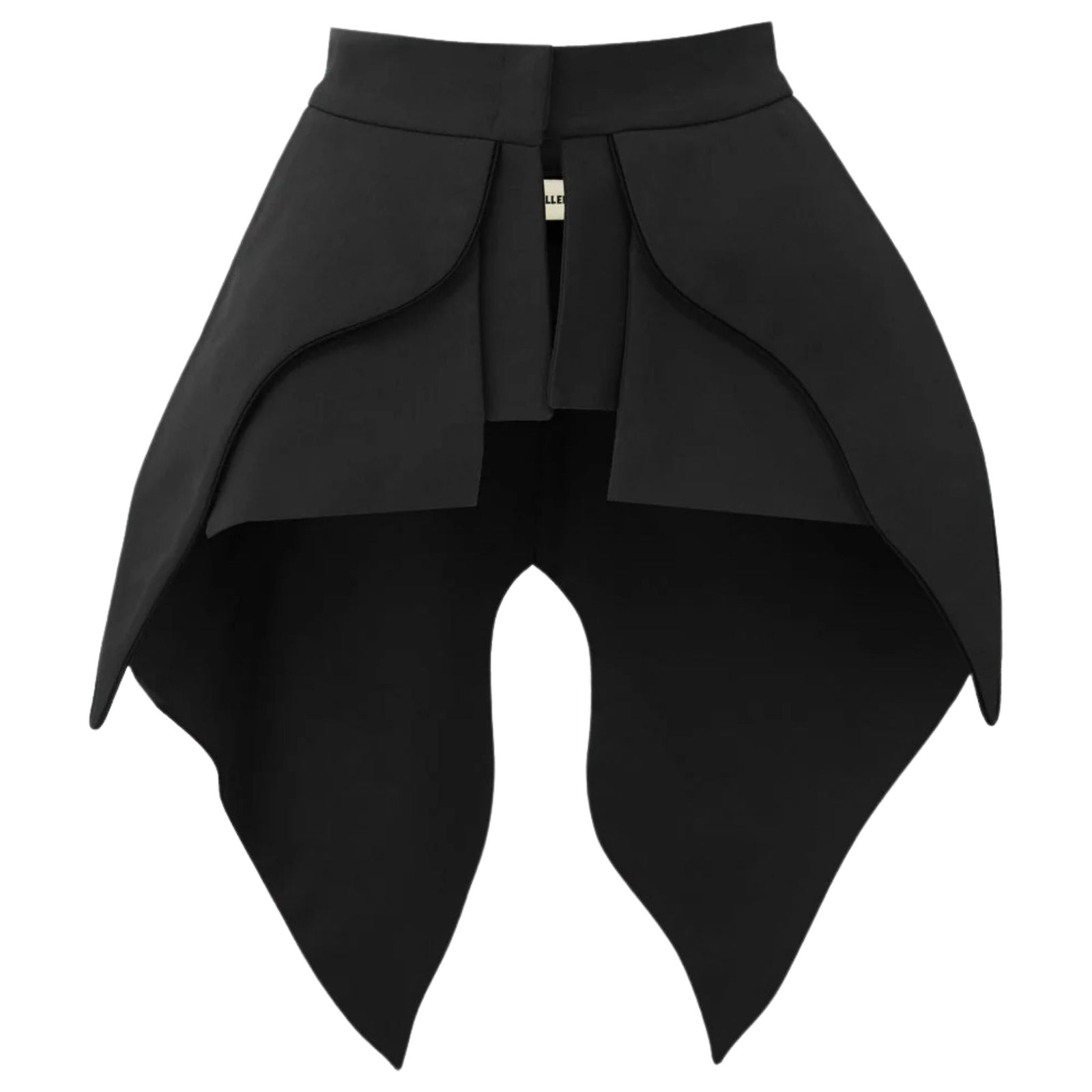 Sculpted Peplum Belt | Black