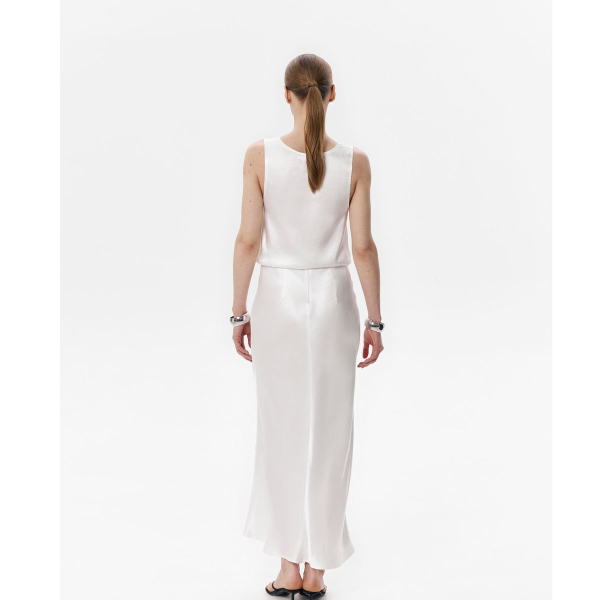 White LUNA Skirt