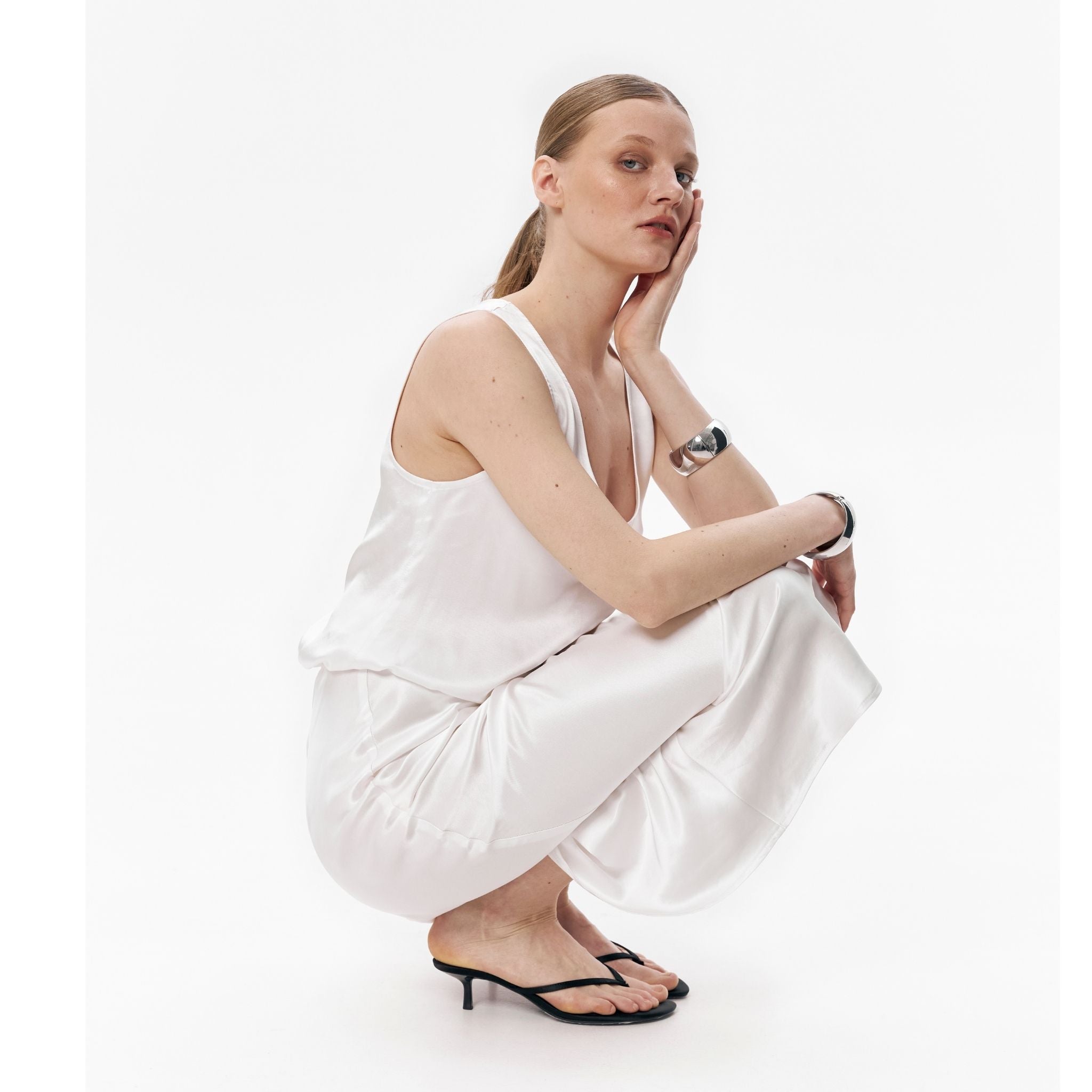White LUNA Skirt