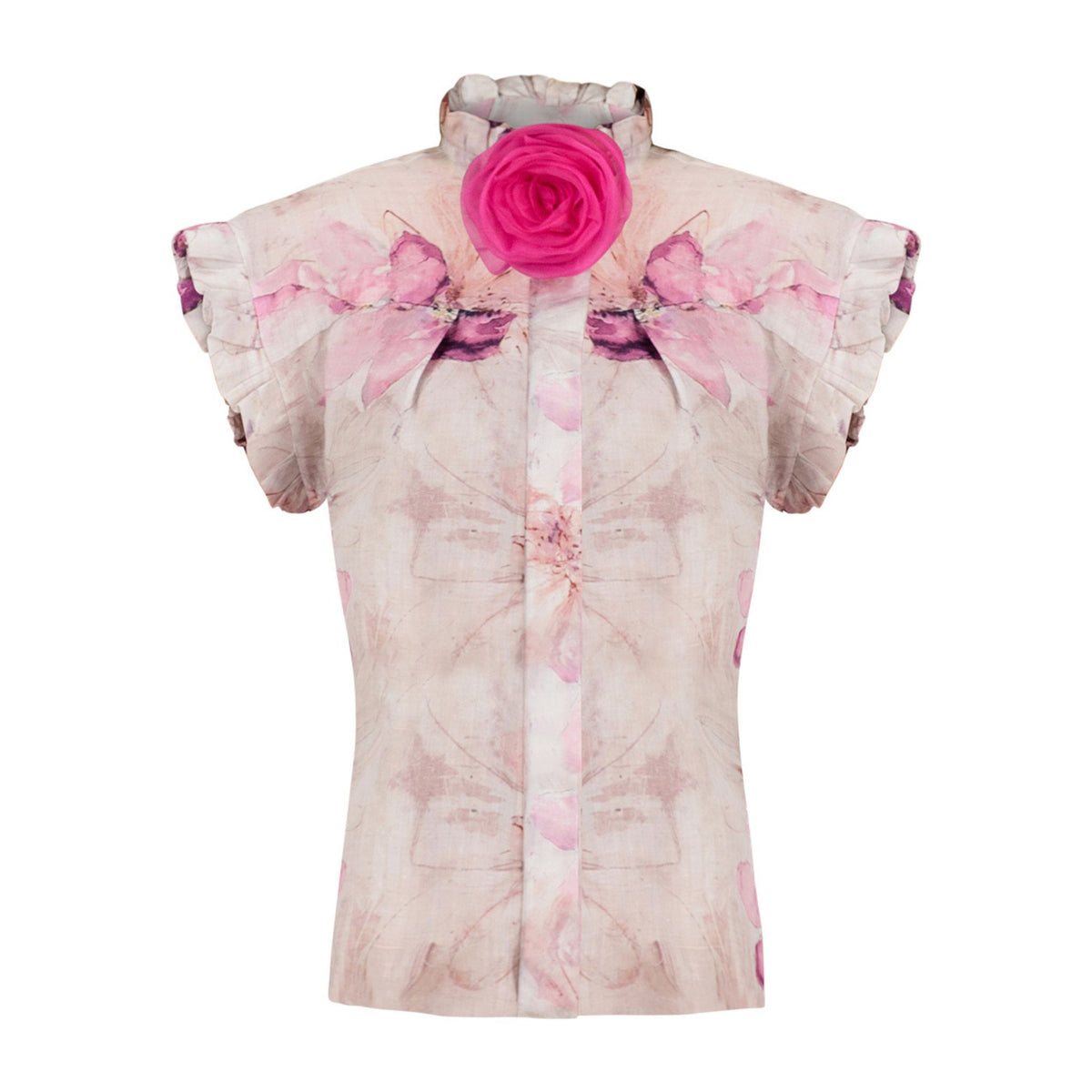 KAIANE DESIGNS - Blossom Floral Short Sleeve Top at DOORS NYC