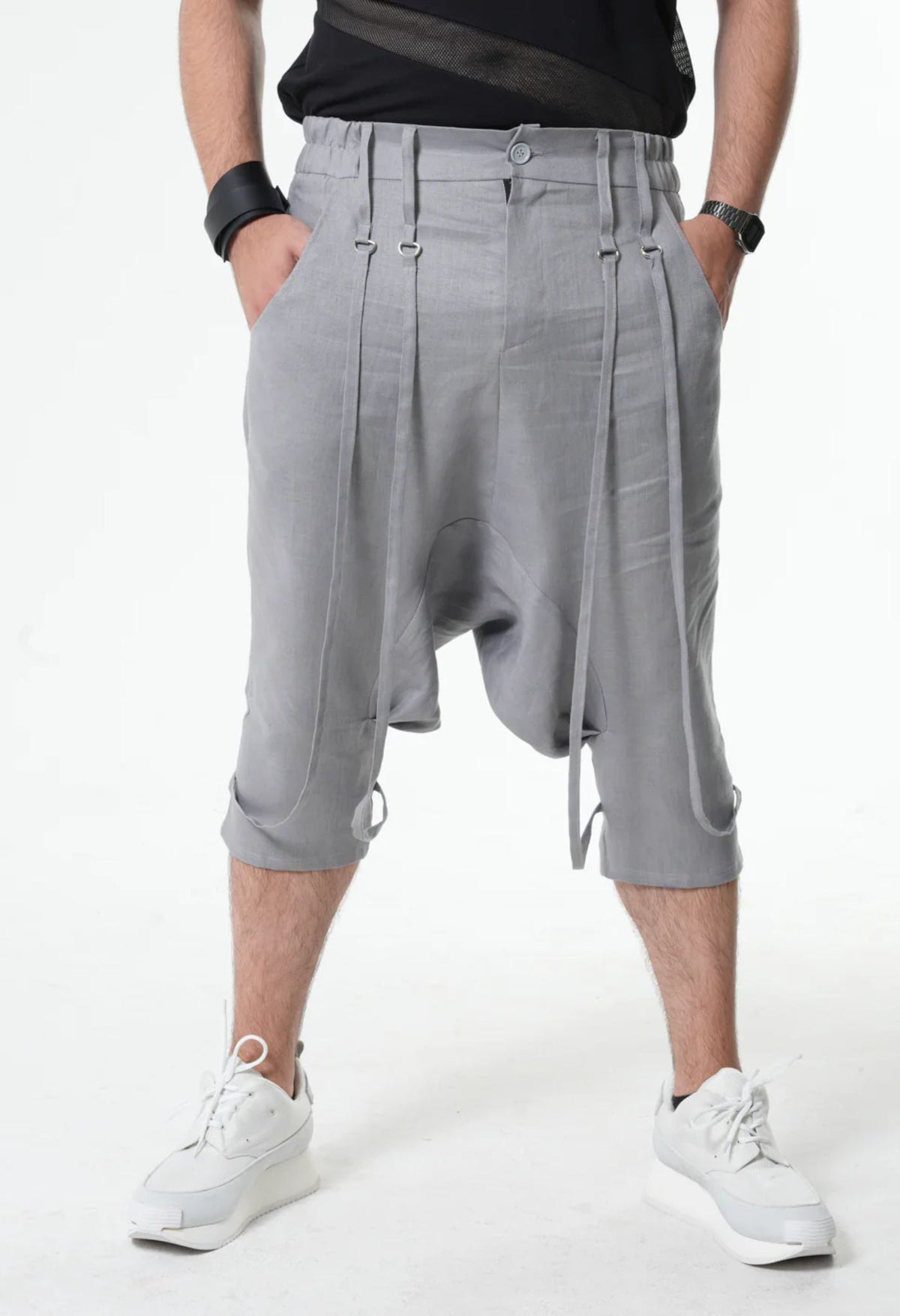 METAMORPHOZA - Linen Harem Pants | PR Sample at DOORS NYC