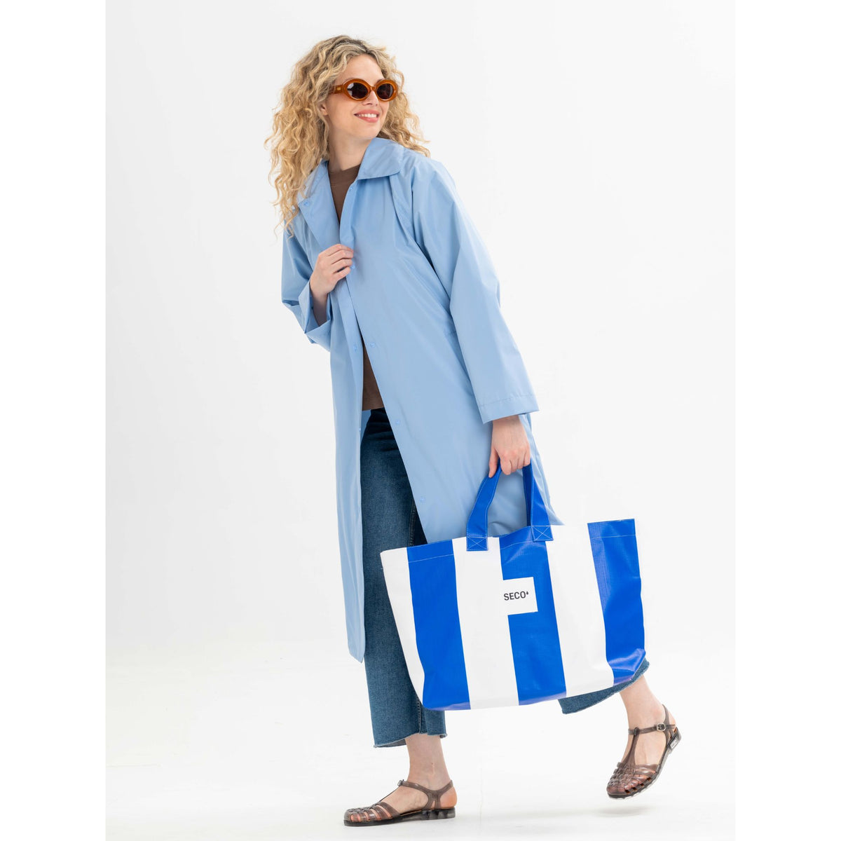 Sky Blue Pilot Capri Jacket