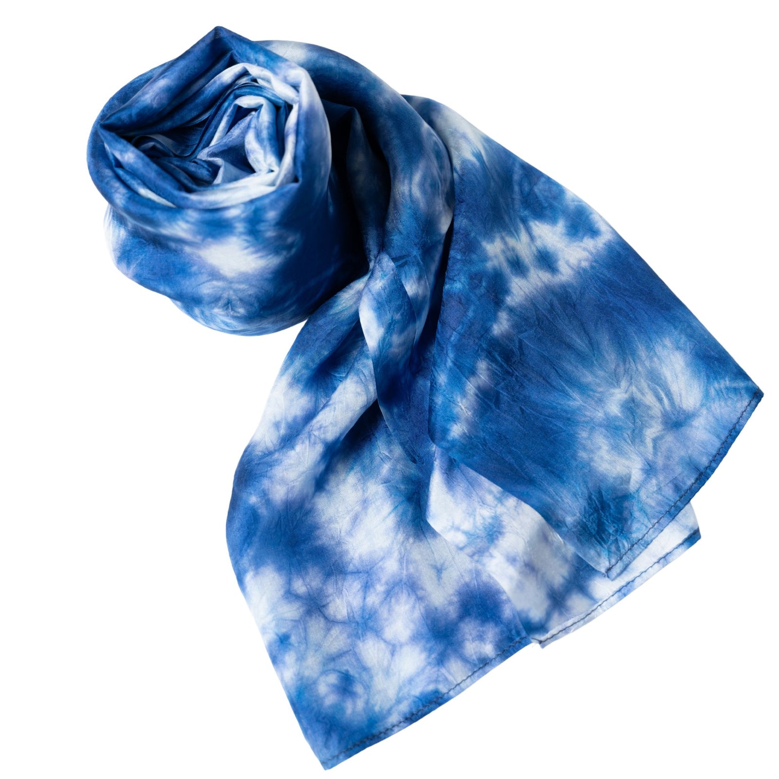Indigo Shibori Scarf