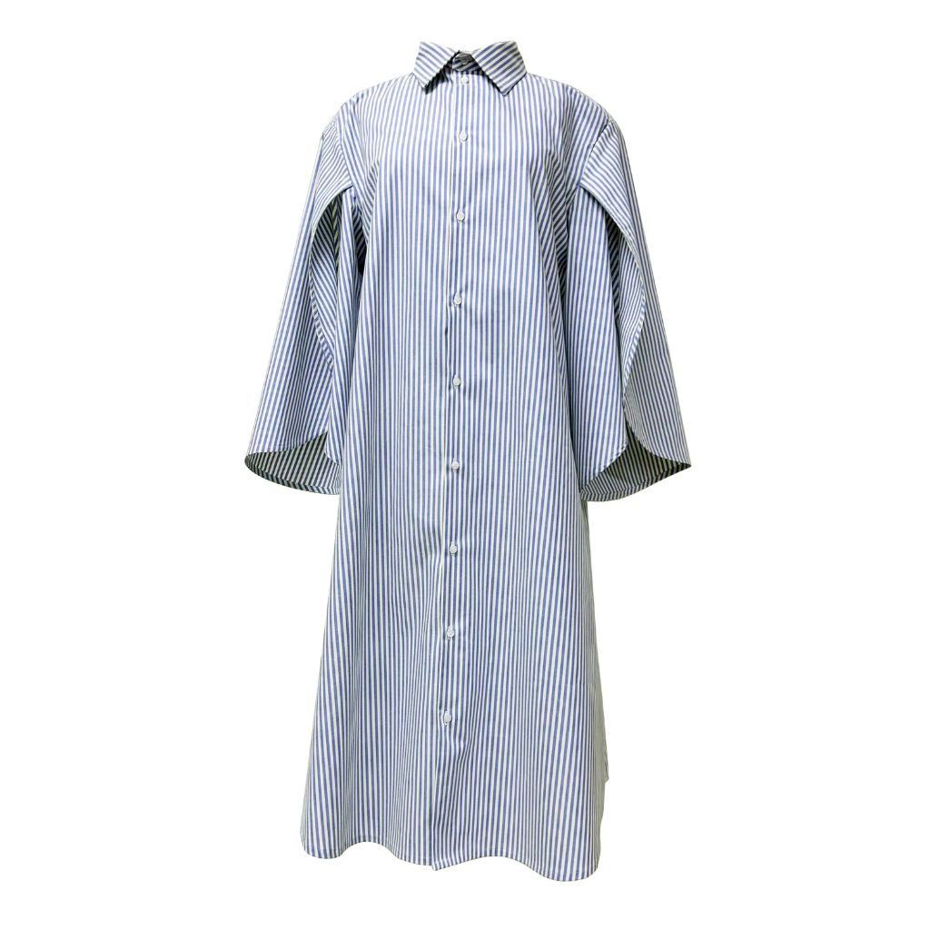 SUBIN HAHN - ﻿Fairy Shirt Dress | Blue buy at DOORS NYC