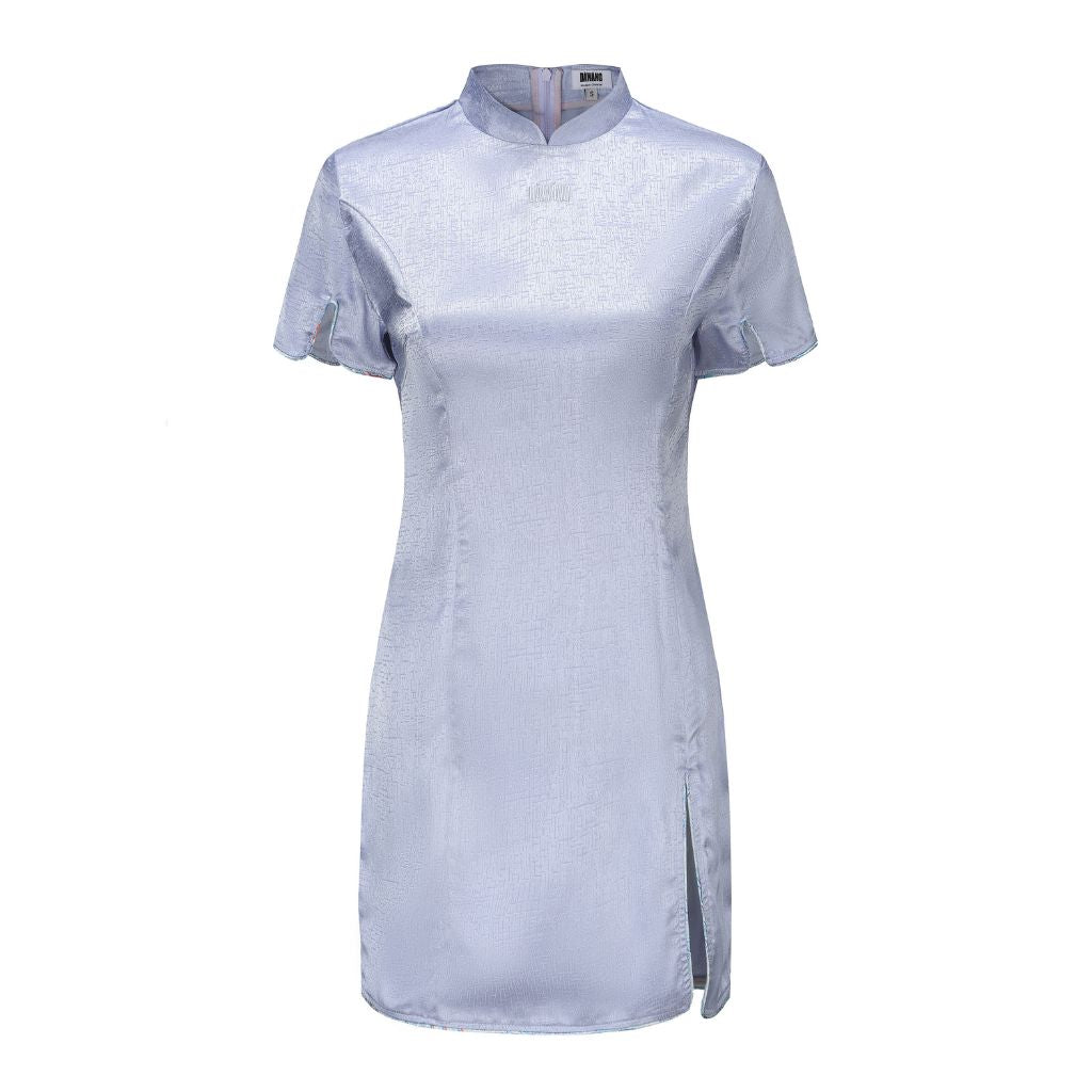 Noma Brocade Mini Dress Blue | PR Sample