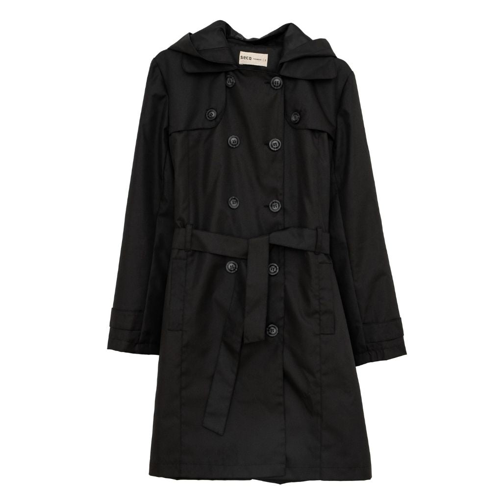 SECO - Manhattan Trench Coat | Black, buy at DOORS NYC