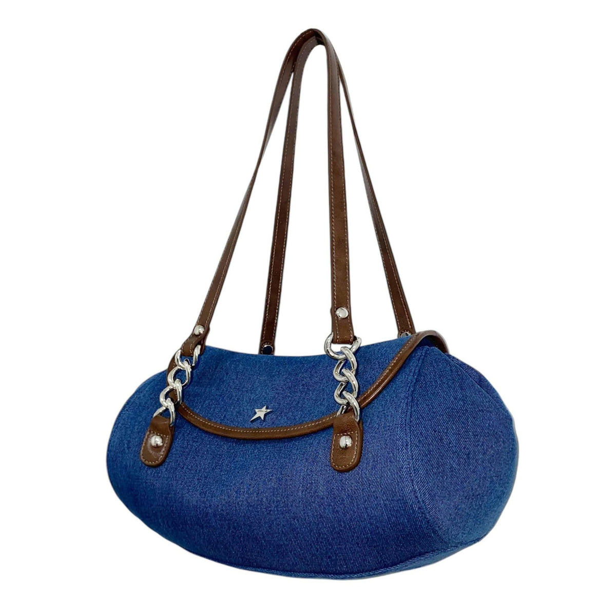 TTMAB - Naomi Denim Evening Shoulder Bag | Blue, buy at DOORS NYC
