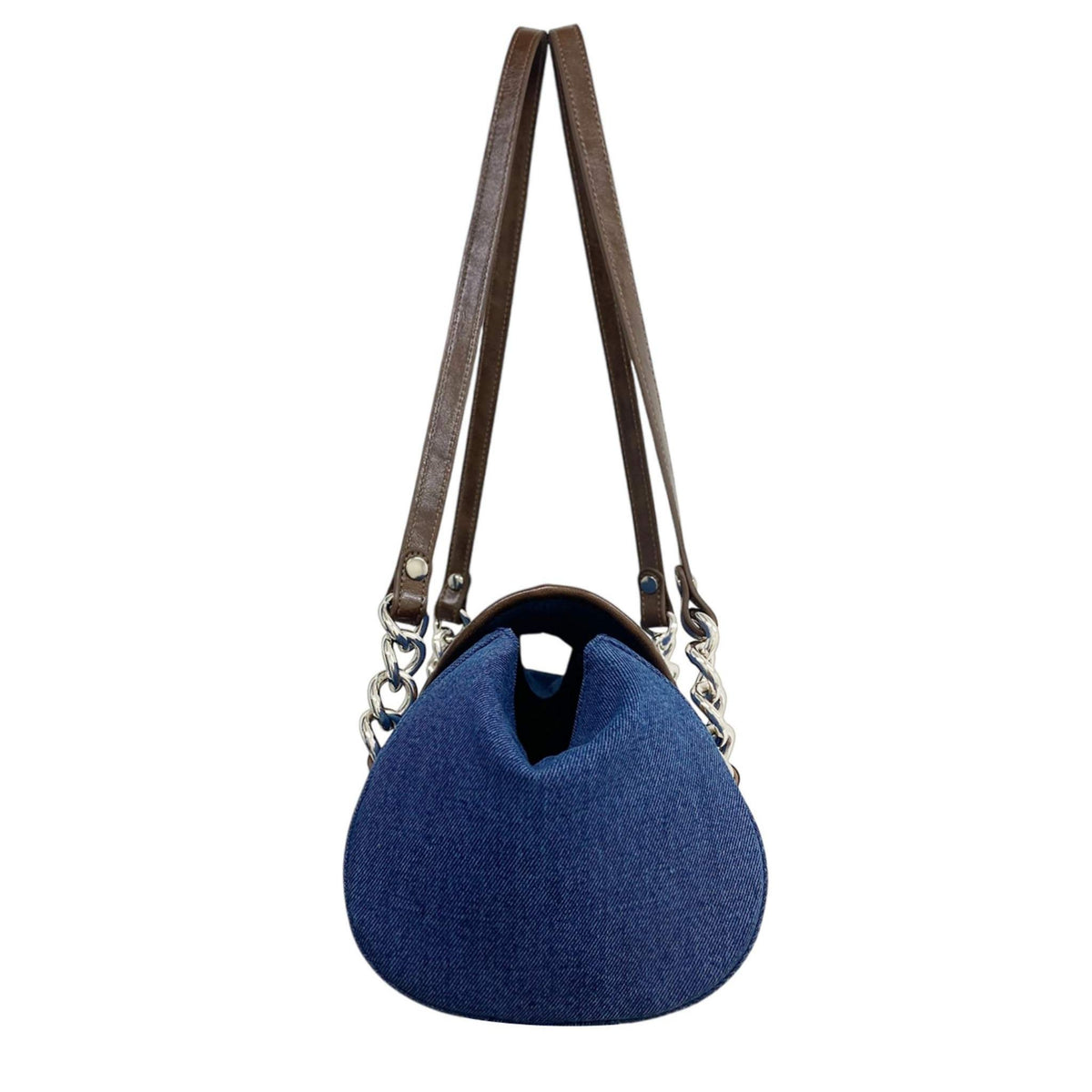 TTMAB - Naomi Denim Evening Shoulder Bag | Blue, buy at DOORS NYC