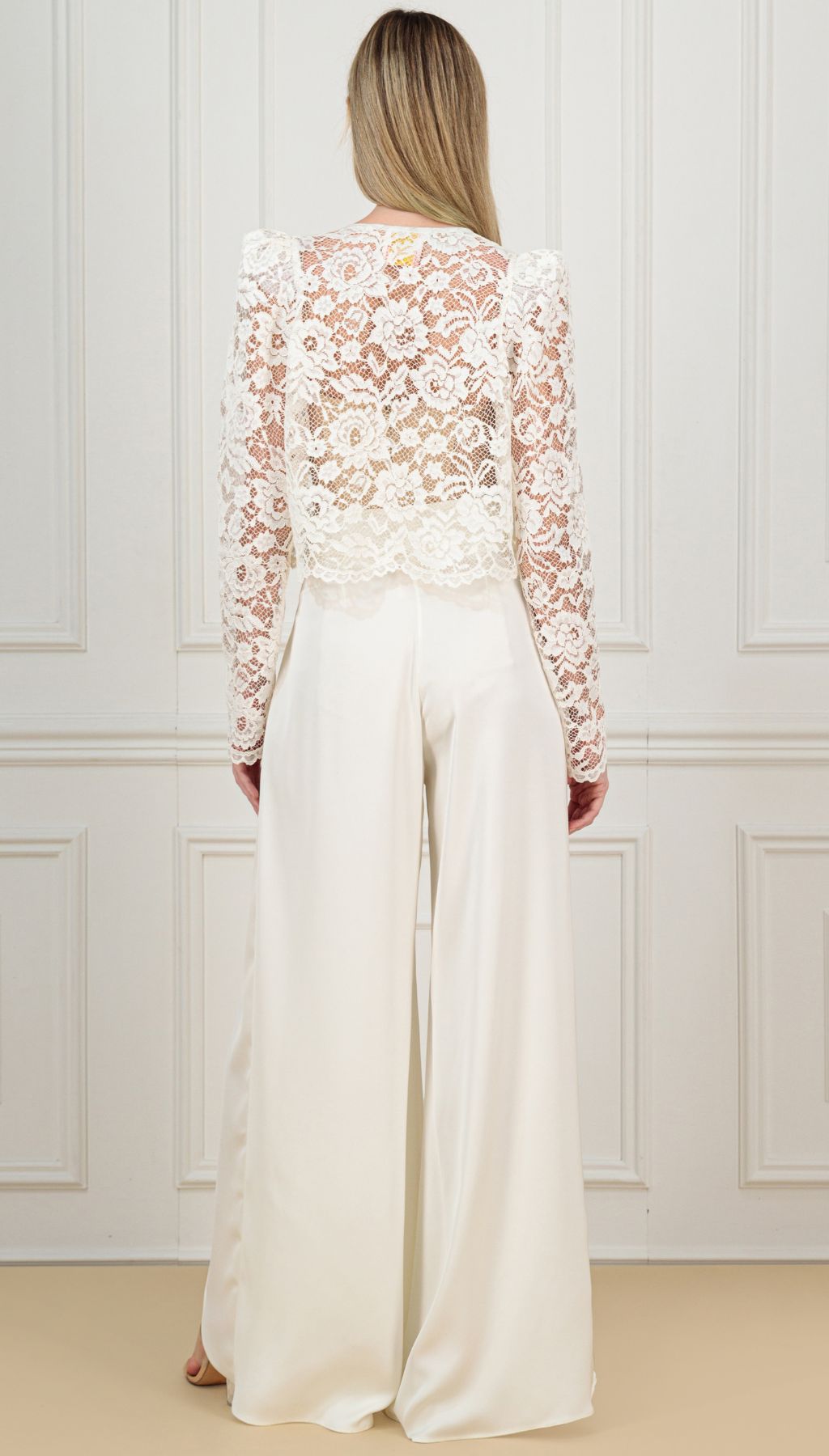 KAIANE DESIGNS - Lace Luxe Ensemble | White at DOORS NYC