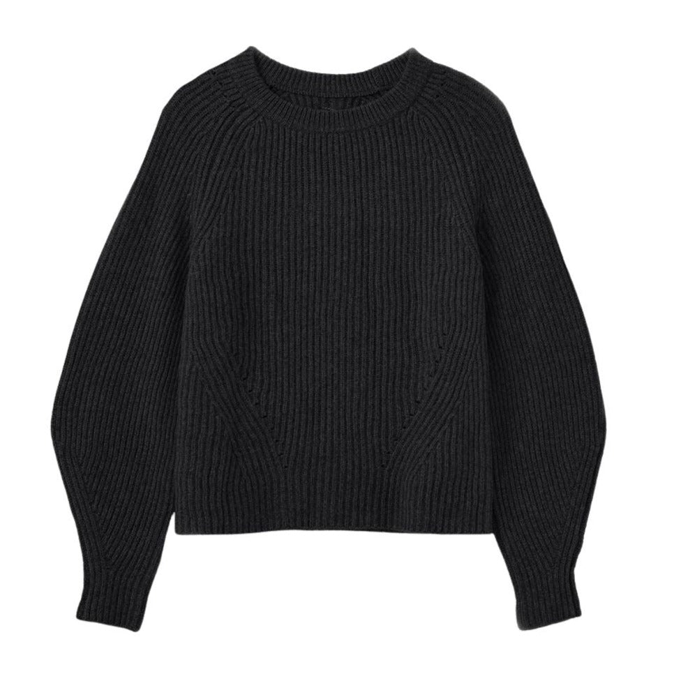DCV - Cashmere Ribbed Sweater Black  buy at DOORS NYC