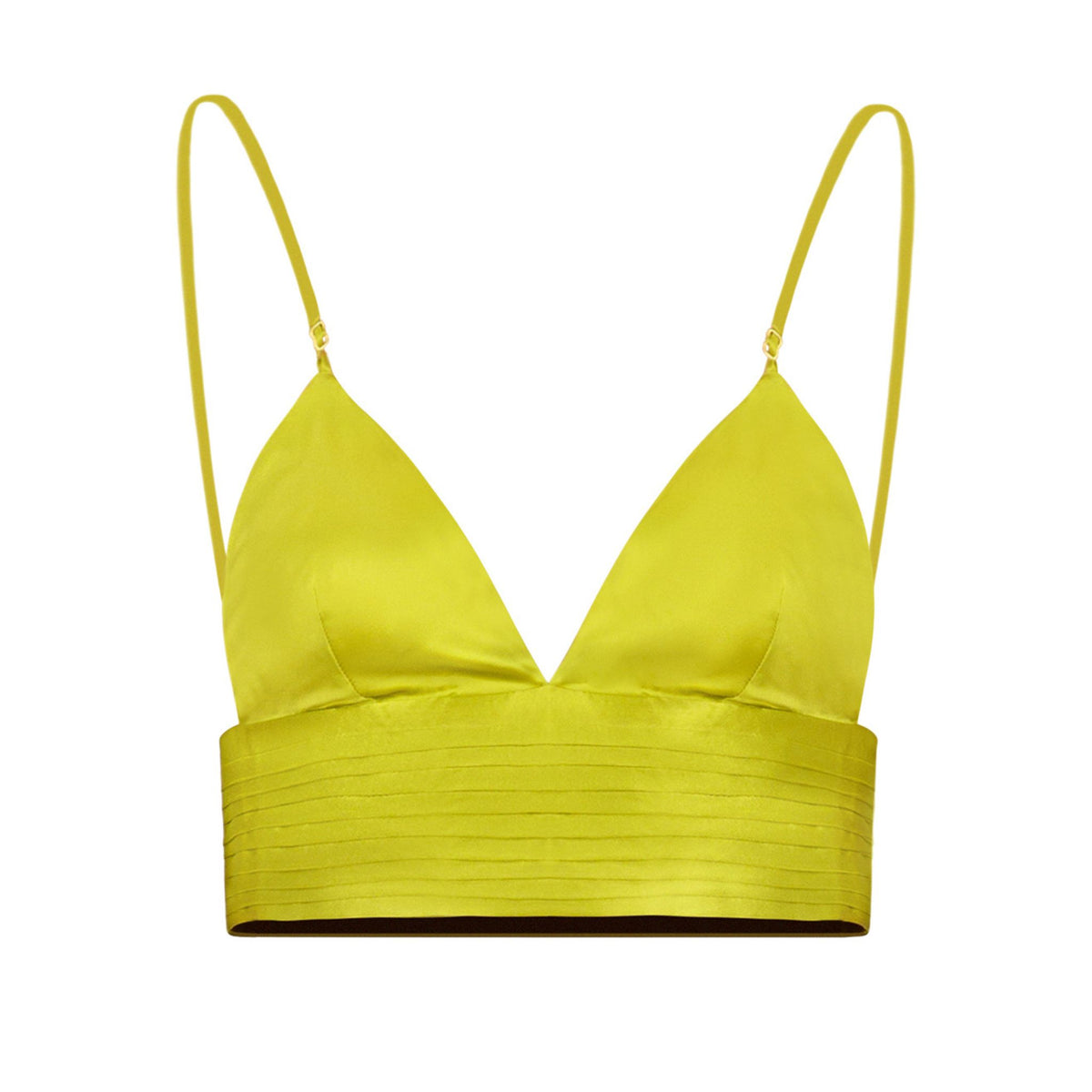 KAIANE DESIGNS - Oasis Silk Crop Top at DOORS NYC