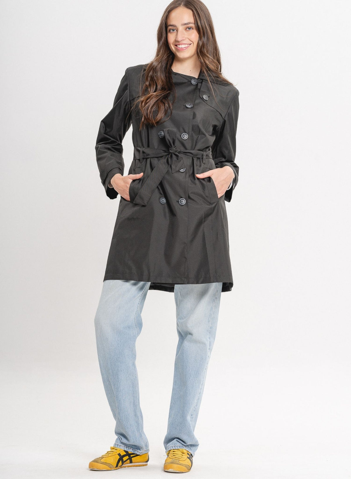 SECO - Manhattan Trench Coat | Black, buy at DOORS NYC