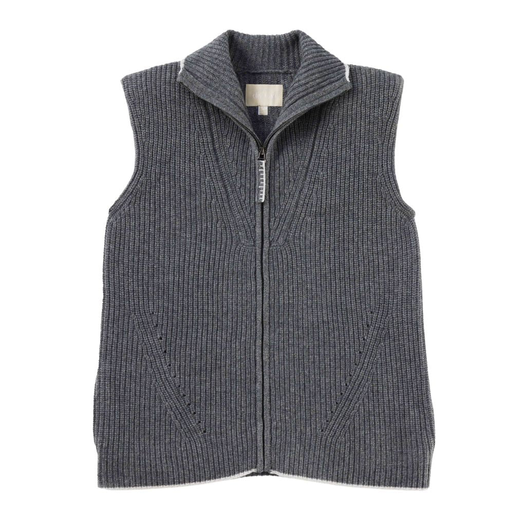 Cashmere Sweater Vest Gray