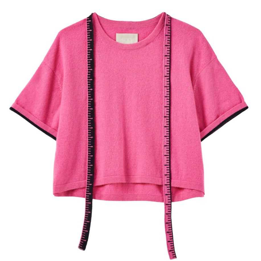 DCV - Sofia Ruler T-shirt Pink , buy at DOORS NYC
