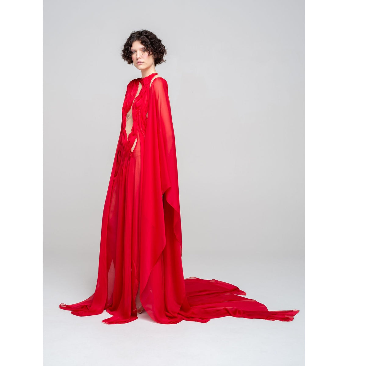 Red Aphrodite Divina Gown