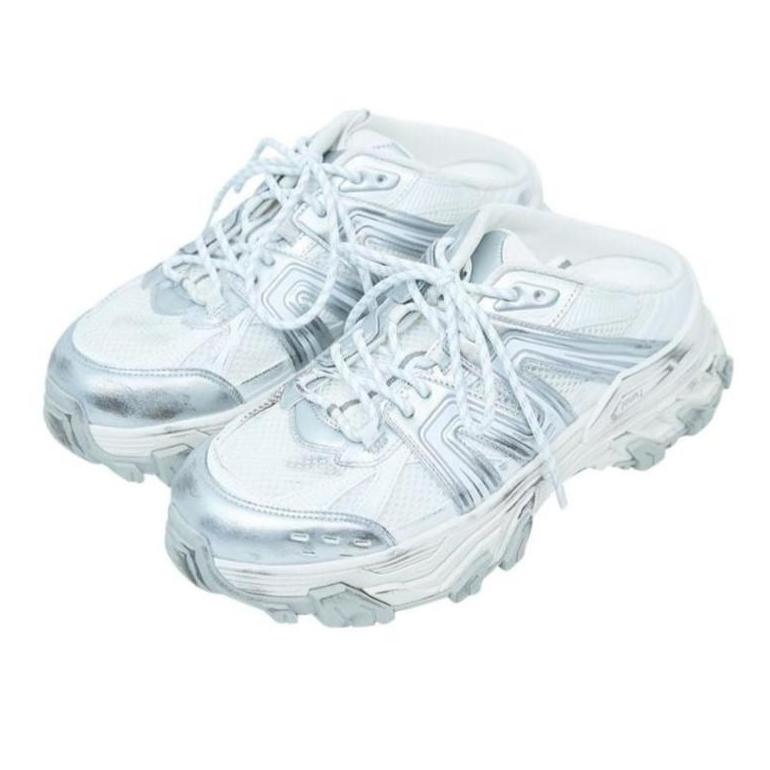 JUUN.J - Slip-On Chunky Damaged Sneakers | White, buy at DOORS NYC