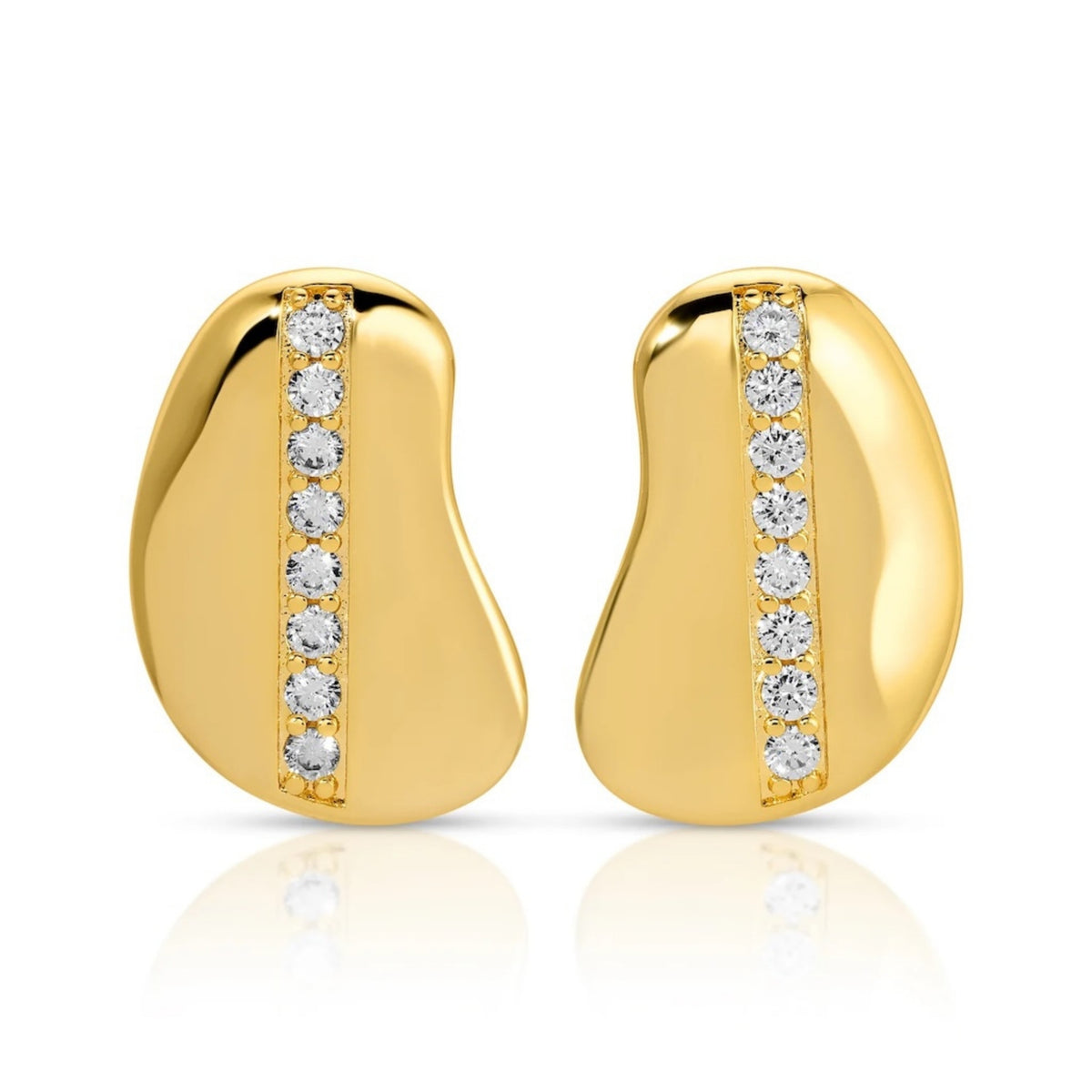 ZEPPLIN THE LABEL - Beatrice Earrings | Gold, buy at DOORS NYC