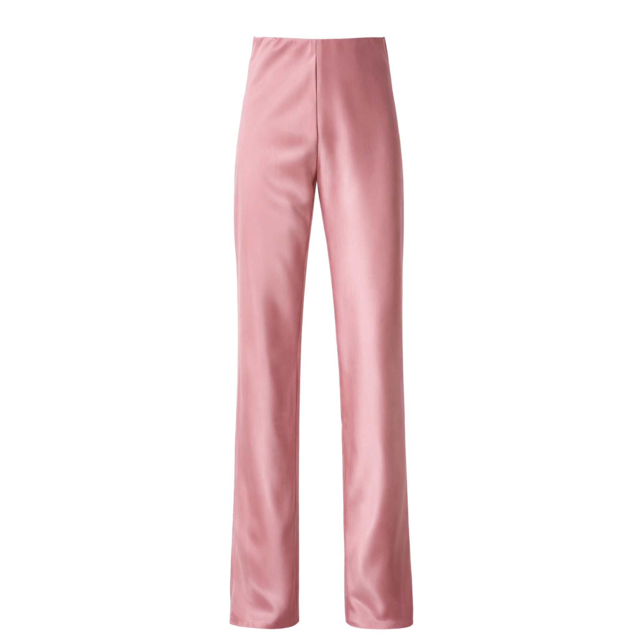 Olivette Satin Pants | Blush Pink