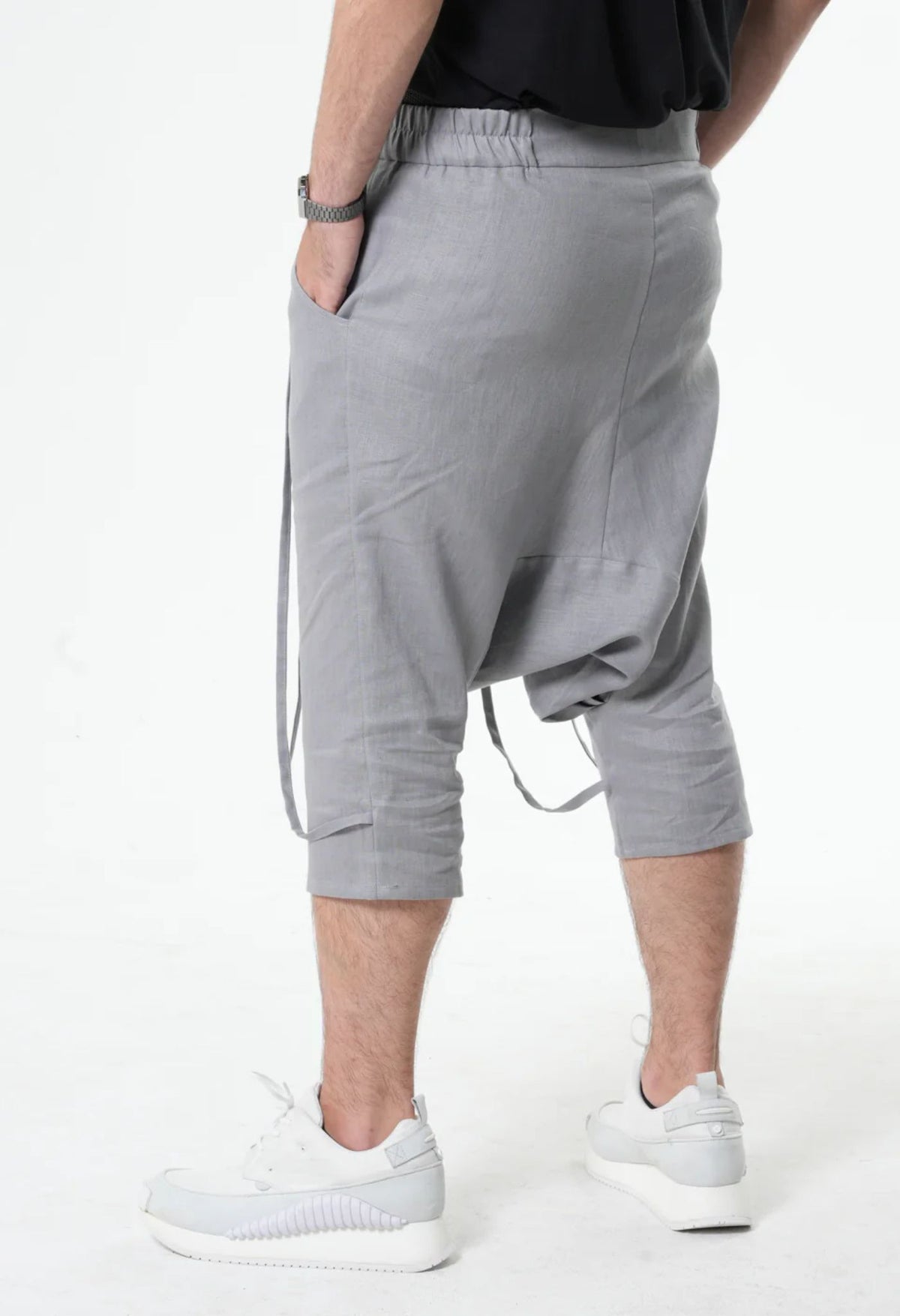 METAMORPHOZA - Linen Harem Pants | PR Sample at DOORS NYC