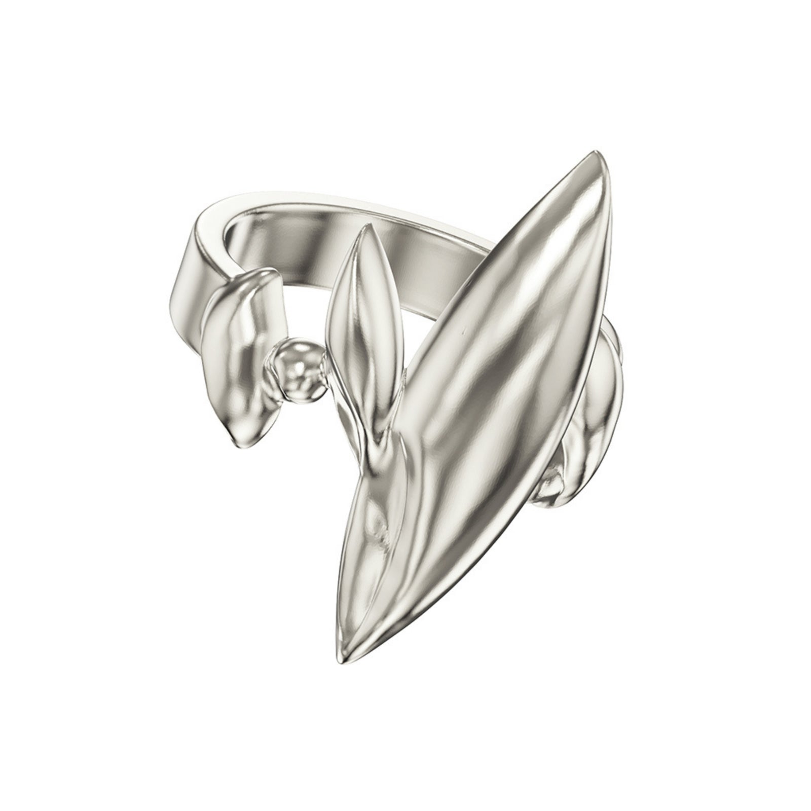 ZHUO - Chaos Ring Silver, buy at DOORS NYC
