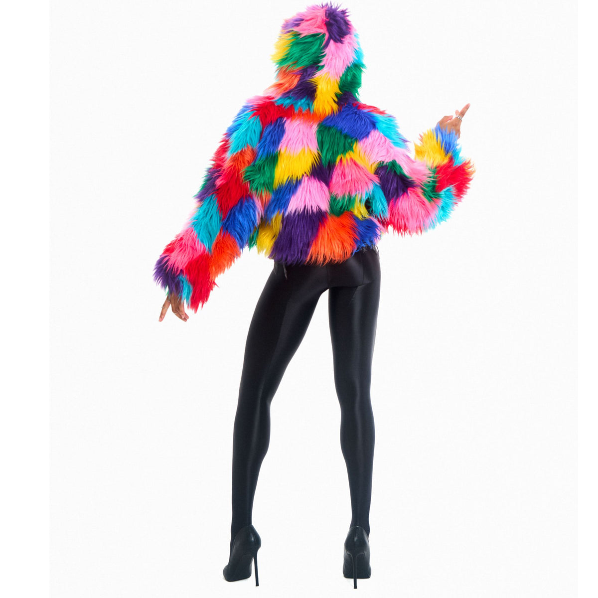 Cropped Hooded Jacket