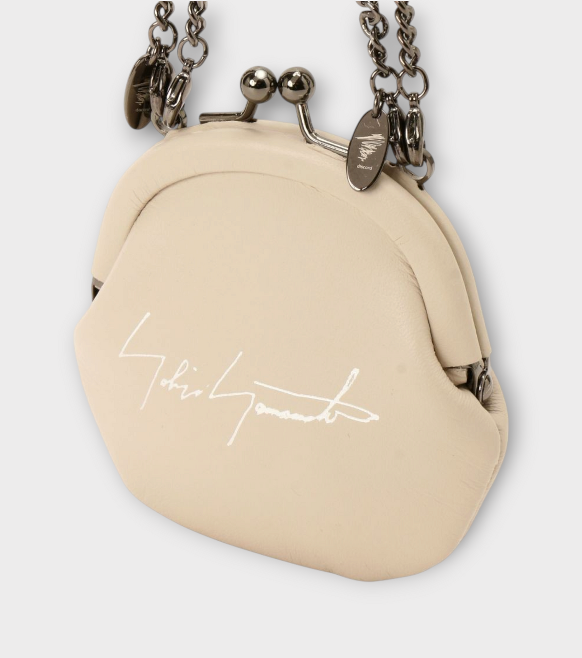 YOHJI YAMAMOTO - Coin Necklace | Beige, buy at DOORS NYC