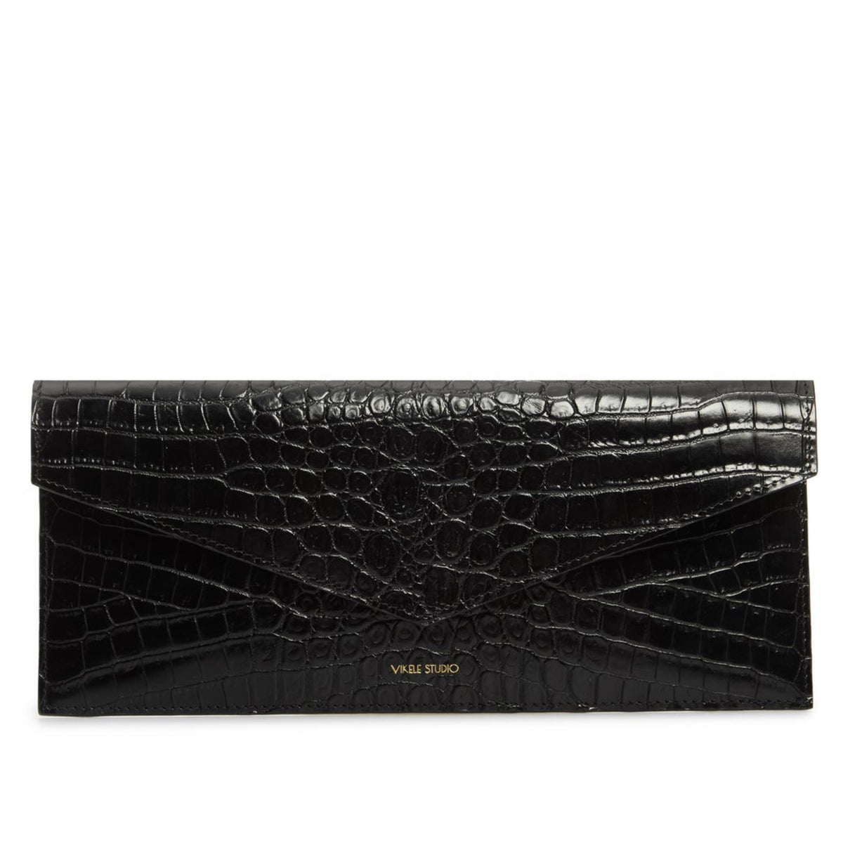 Opera Croco Clutch | Black