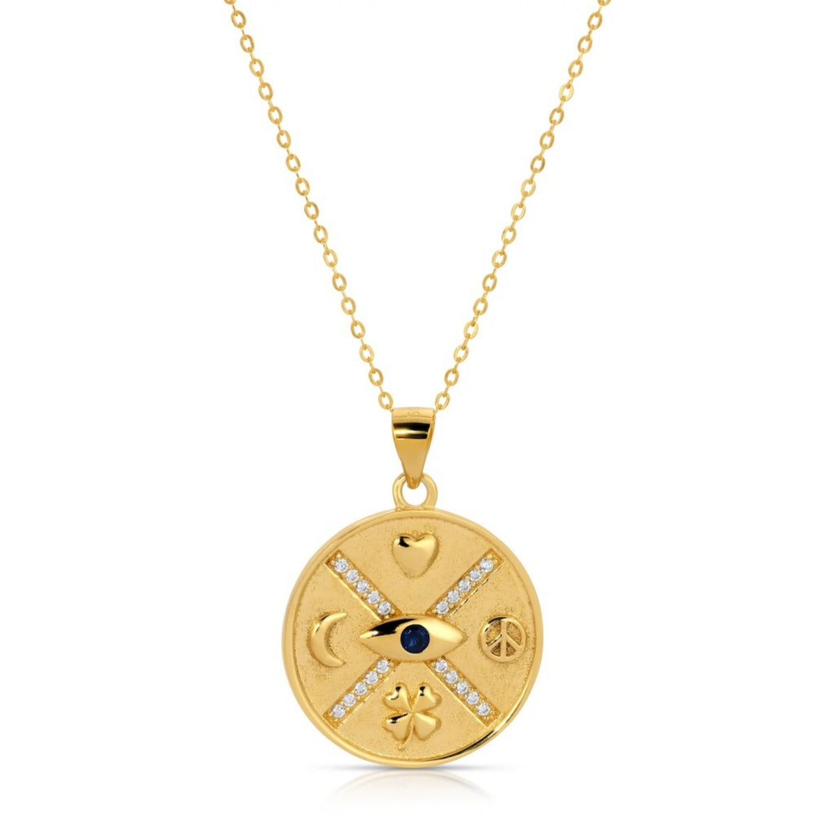 ZEPPLIN THE LABEL - Protection Pendant | Gold, buy at DOORS NYC