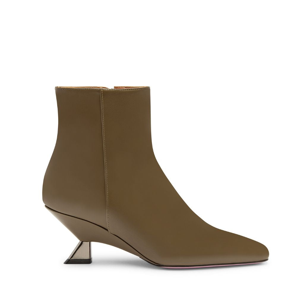 BENEDETTA BOROLI- Edna Ankle Boot Taupe  PR Sample at DOORS NYC PR showroom