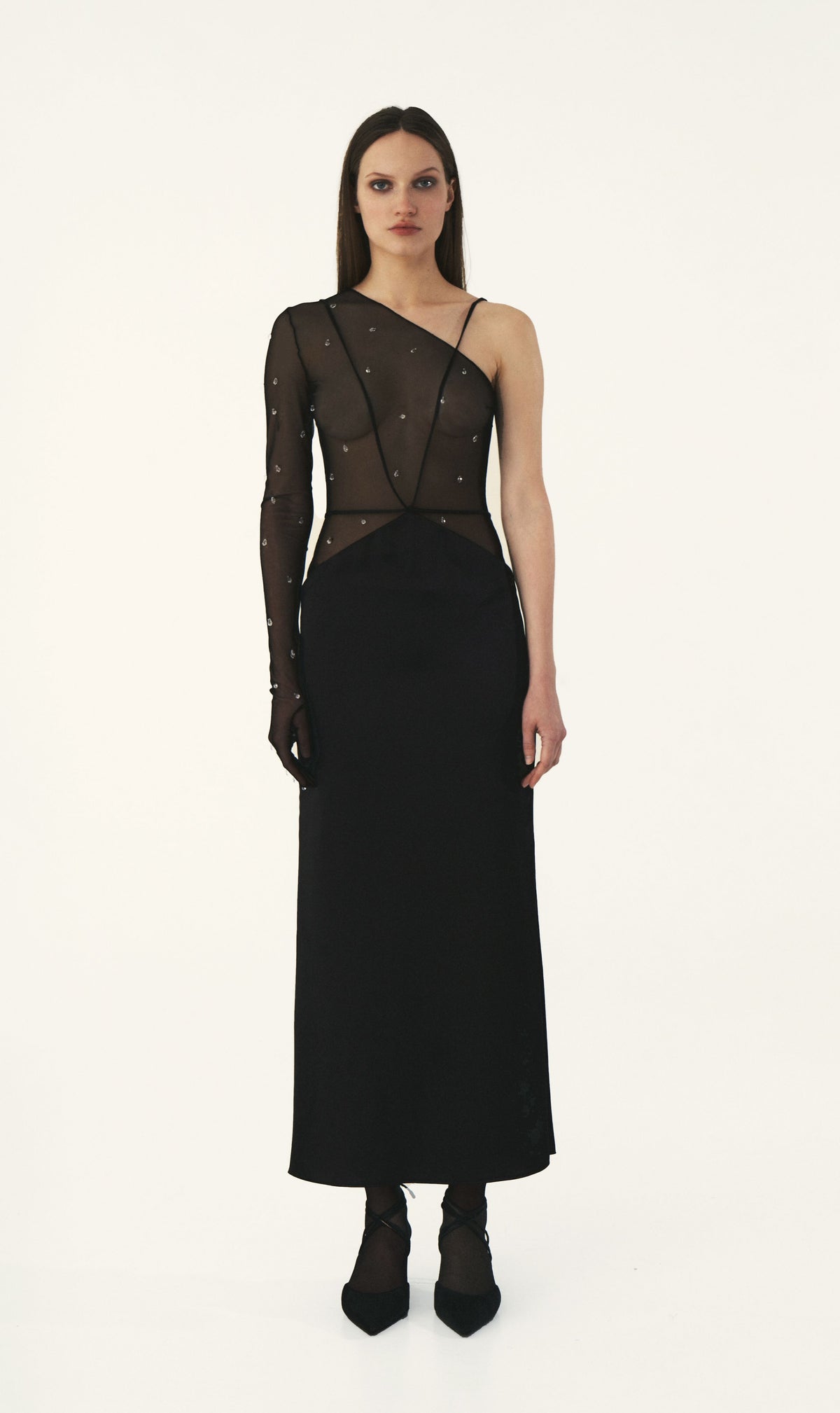 KRIS MARAN - Skirt With Ties And Cuts buy at DOORS NYC