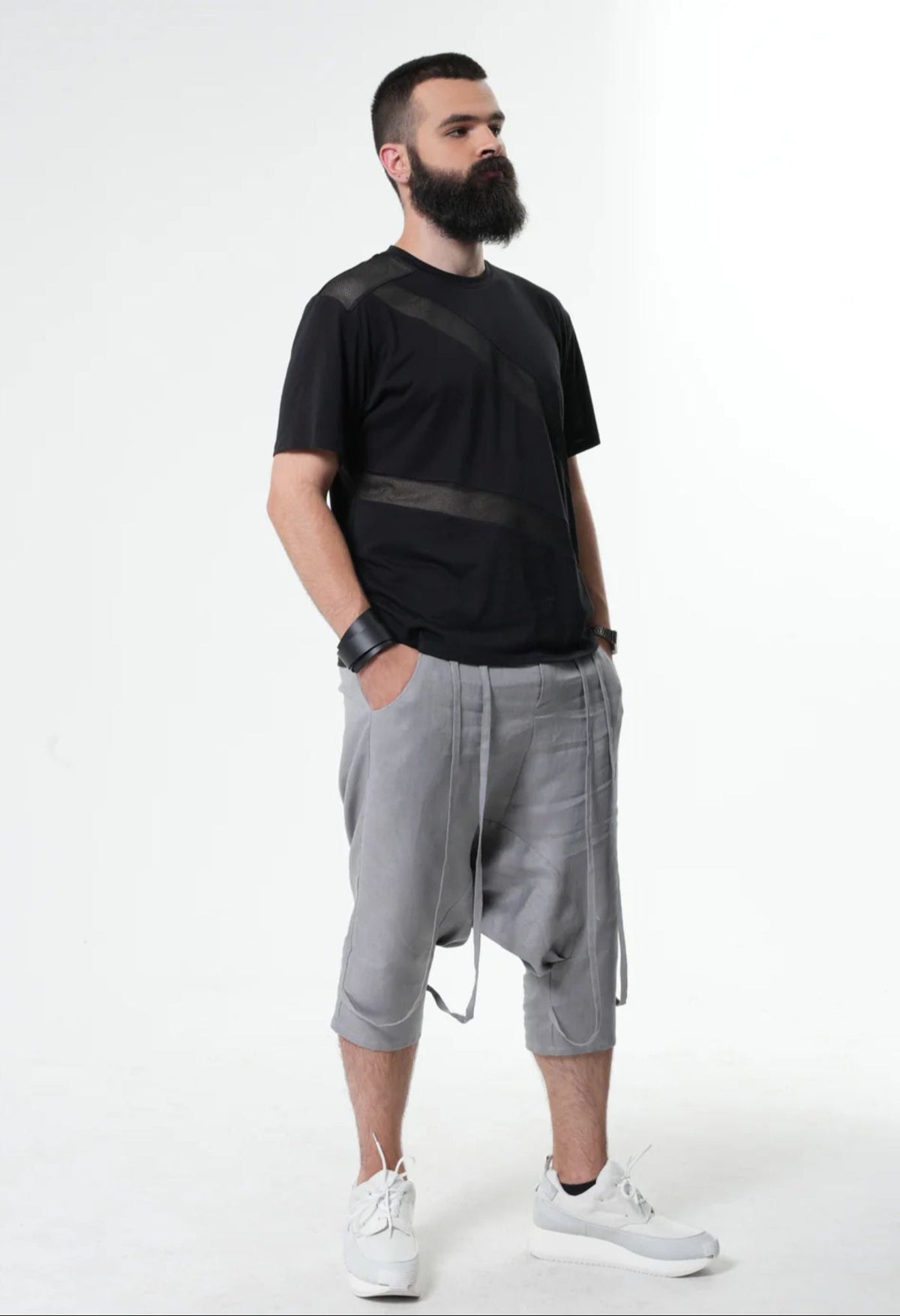 METAMORPHOZA - Linen Harem Pants | PR Sample at DOORS NYC