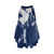 RECKLESS ERICKA - Navy-Cyanotype Gathered Skirt, buy at DOORS NYC