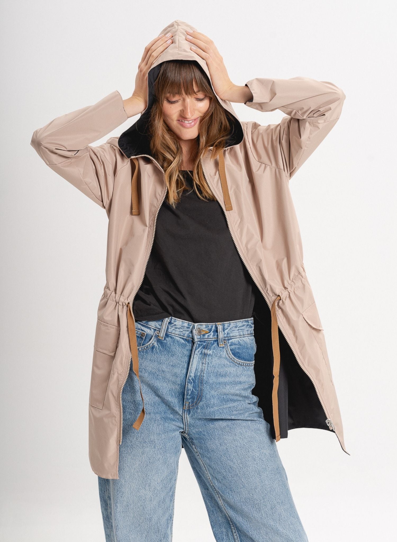 SECO -Reversible Print Jacket | Beige, buy at DOORS NYC