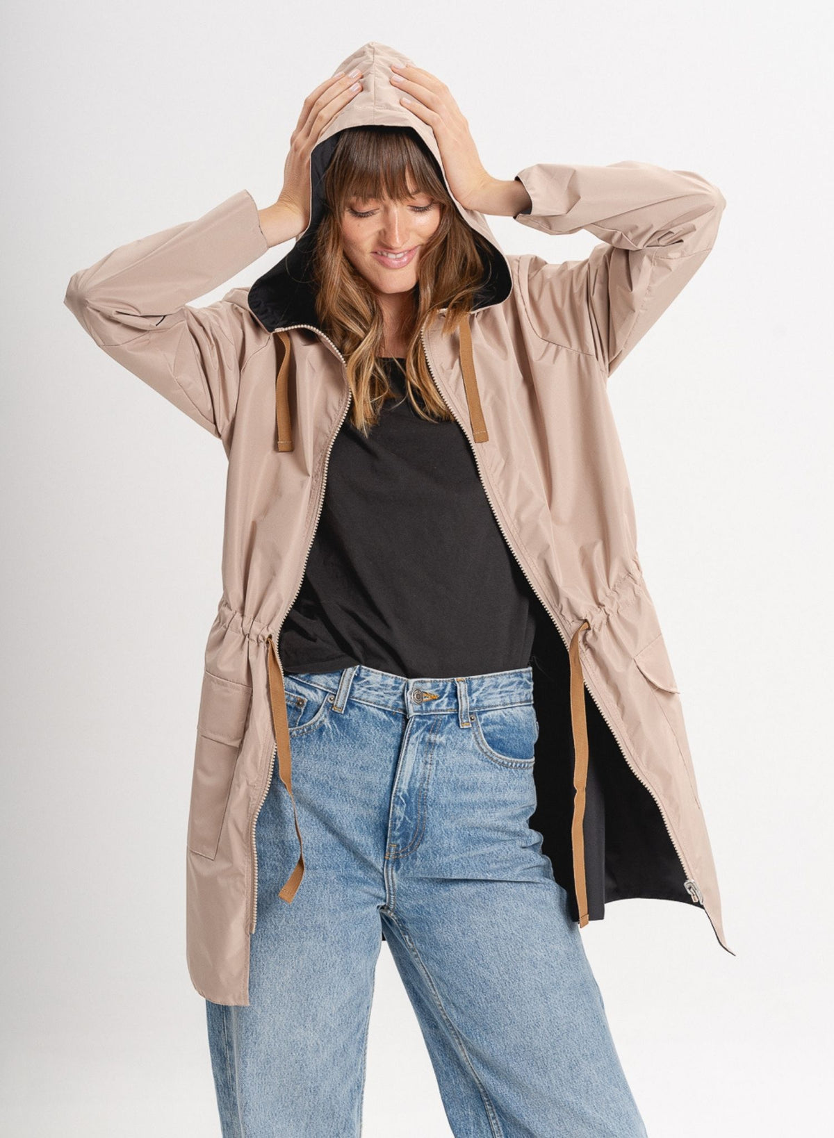 SECO -Reversible Print Jacket | Beige, buy at DOORS NYC