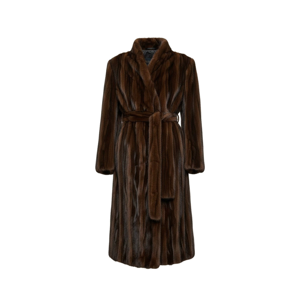 BASSIA - Francesca Patchwork Faux Mink Fur Coat, buy at DOORS NYC