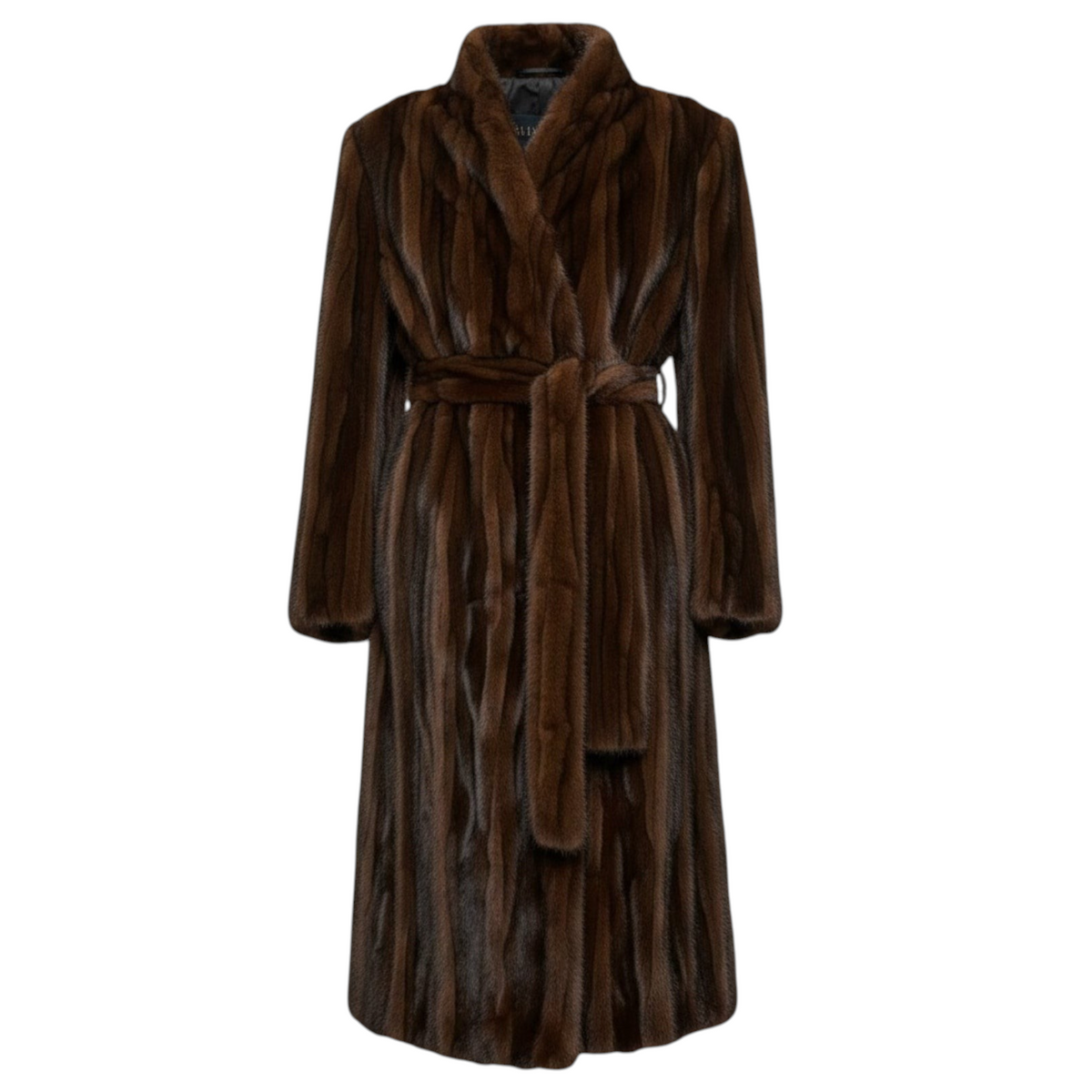 BASSIA - Francesca Patchwork Faux Mink Fur Coat, buy at DOORS NYC