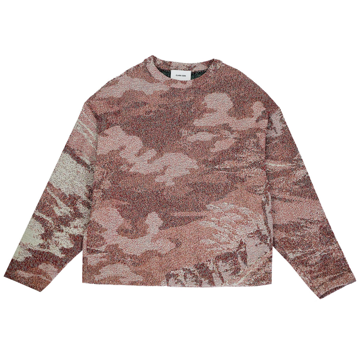 CLARA SON - Reminiscence Tapestry Sweatshirt | Rougel , buy at DOORS NYC