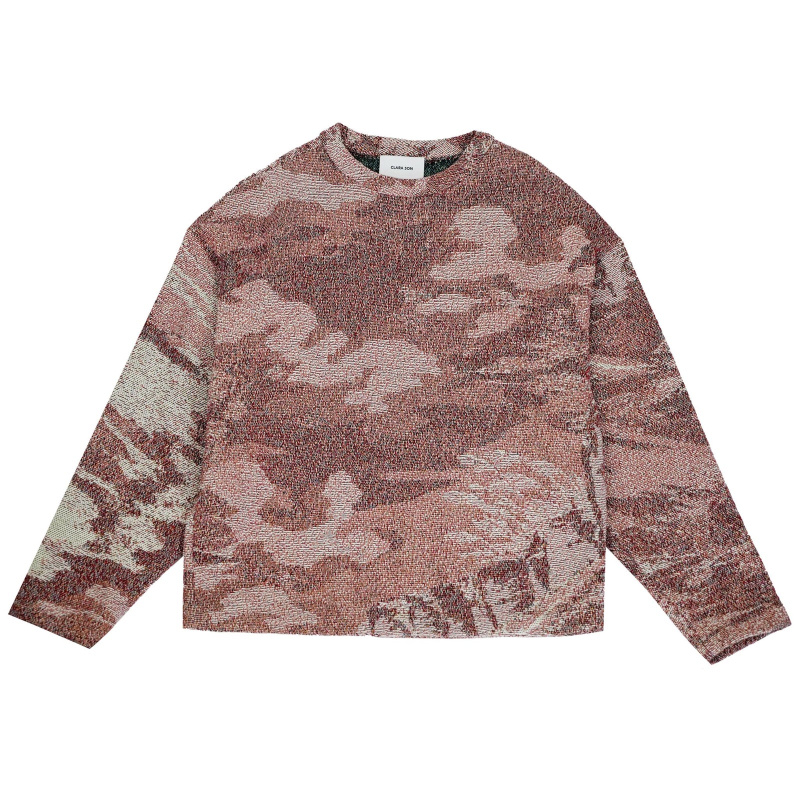 CLARA SON - Reminiscence Tapestry Sweatshirt | Rougel , buy at DOORS NYC
