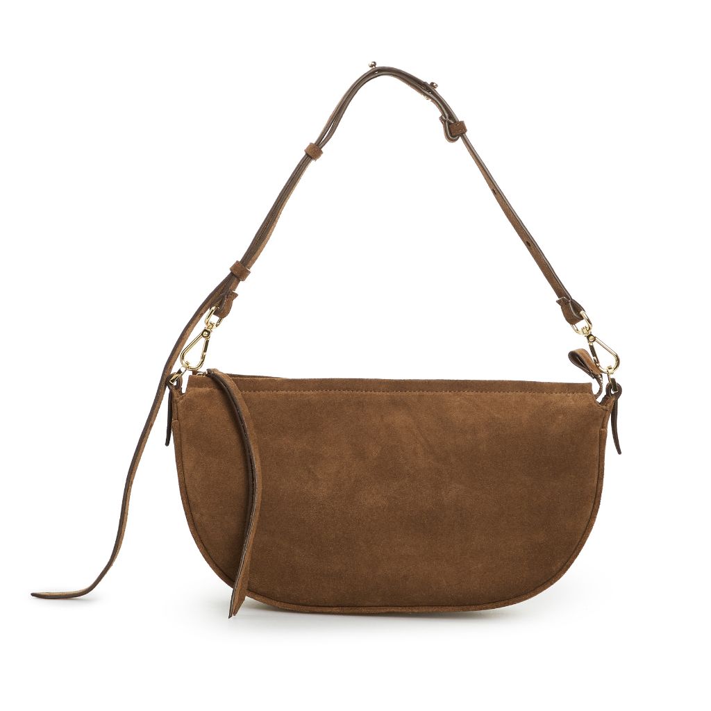 VIKELE STUDIO - Denise Suede Mini Bag | Brown, buy at DOORS NYC