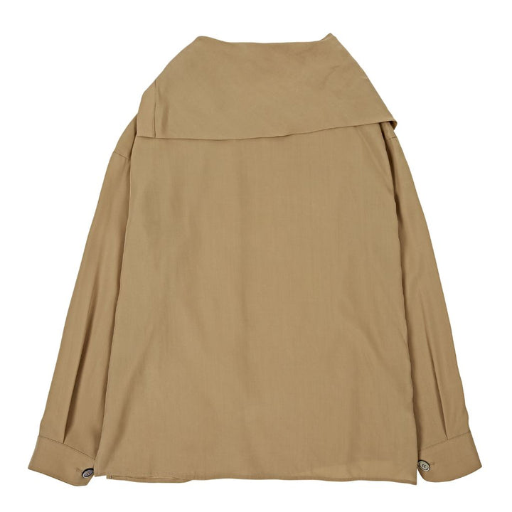 GREENEST - Two-Way Blouse | Beige, buy at DOORS NYC
