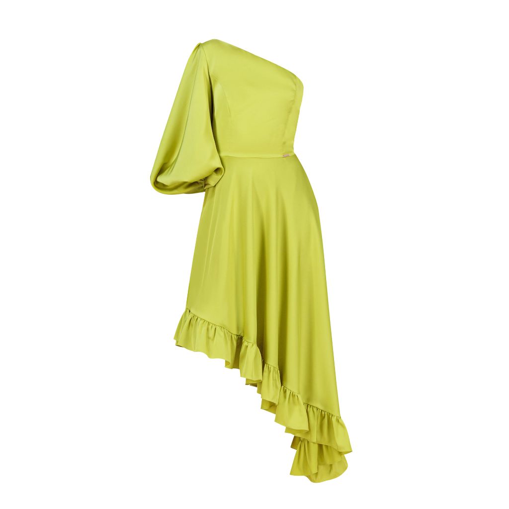 KAIANE DESIGNS - Satin Charm | Lime at DOORS NYC