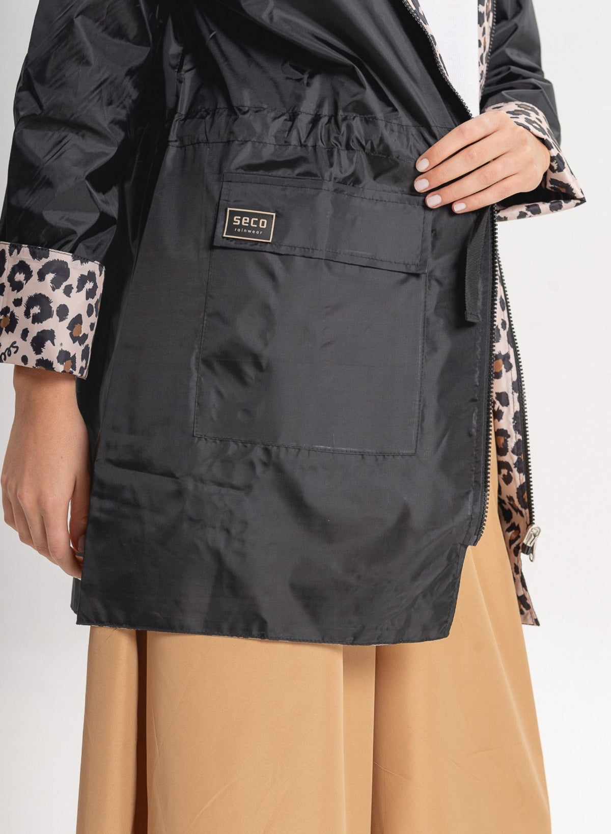 SECO -Reversible Print Jacket | Leopard, buy at DOORS NYC