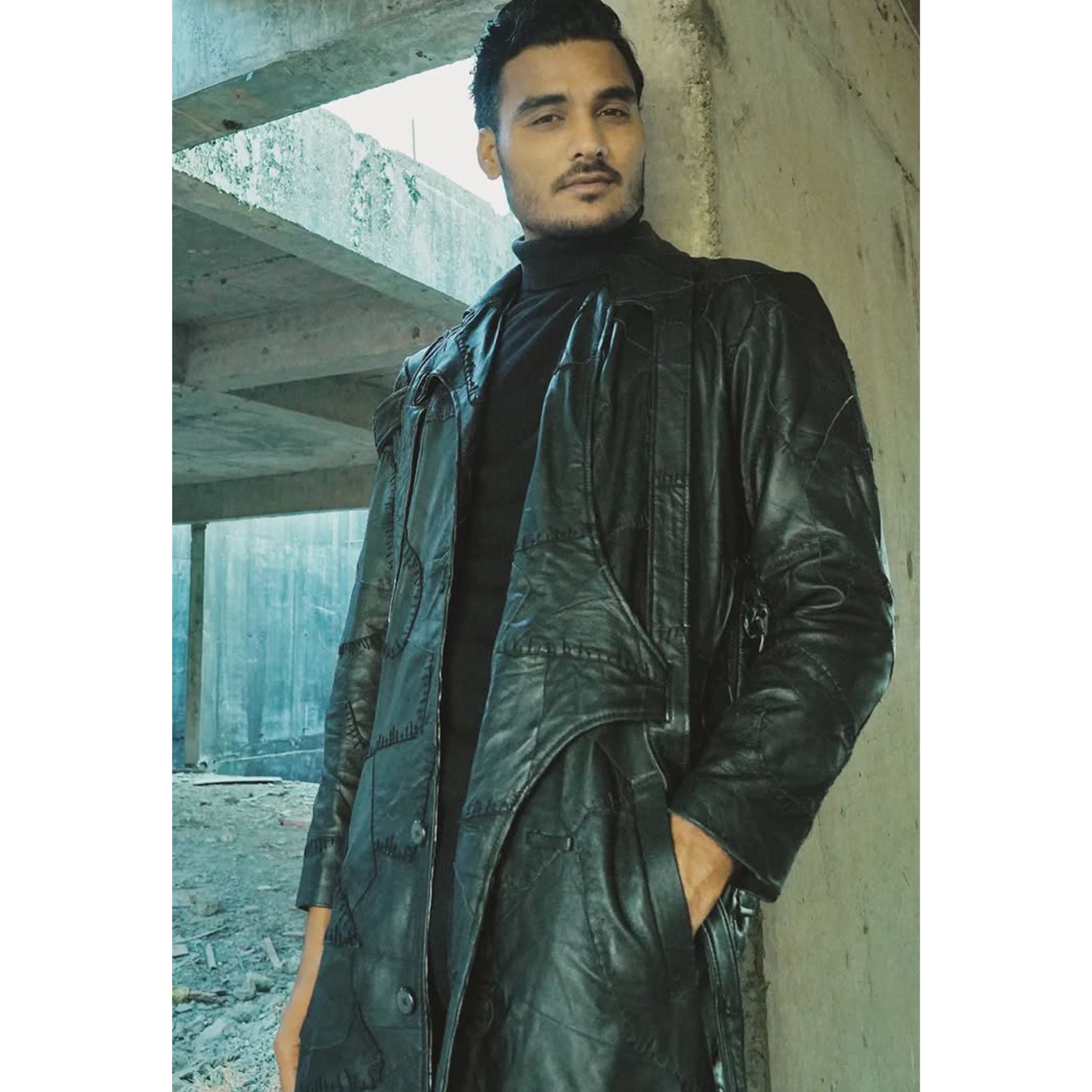 Unisex Genuine Leather Jacket Coat